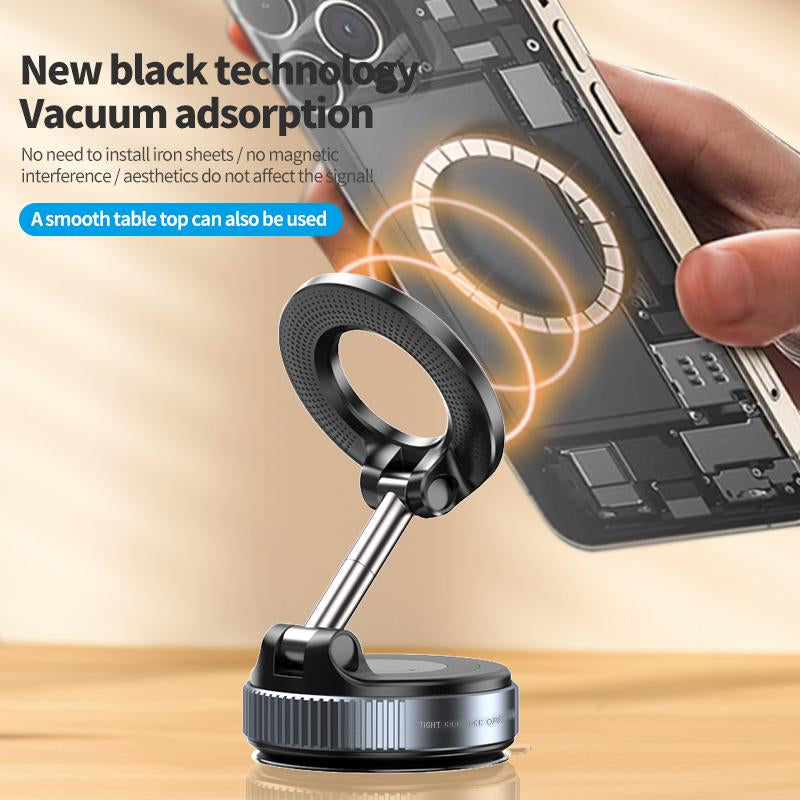 Magsafe 360° Adjustable Car Magnetic Phone Holder for Iphone 16 Pro Max 15 14 13 12 plus Car Phone Holder Manual Vacuum Adsorption